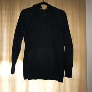 Dark gray hoodie